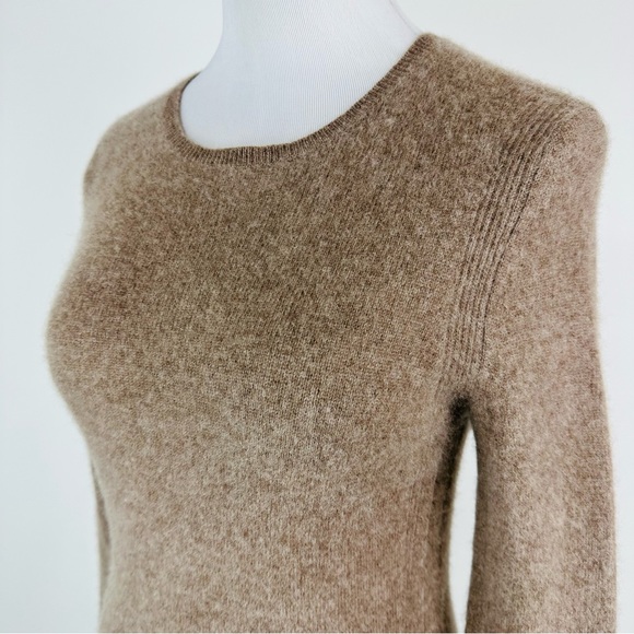 Saks Fifth Avenue Brown Cashmere Crewneck Sweater XS - Picture 8 of 13